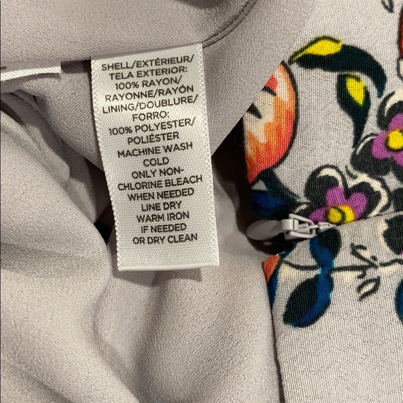 Loft Floral Draped Front Pencil Skirt - Picture 8 of 10